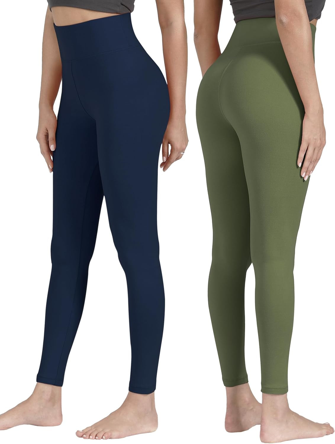 Creamlush High Waisted Leggings for Women Full Length & Capri